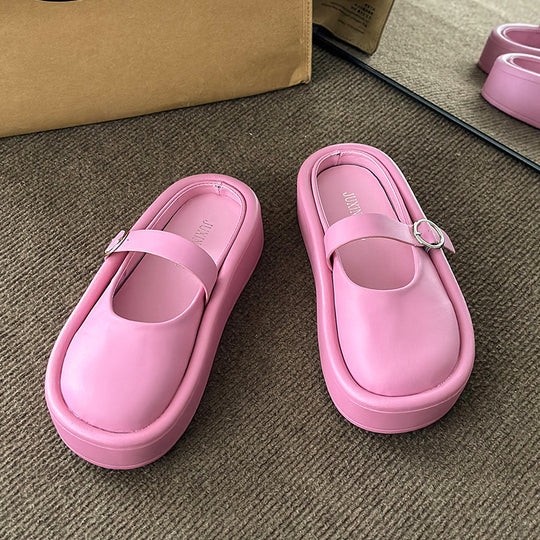 Damen Clogs mit eleganter Schnalle und bequemem Innenfutter EB