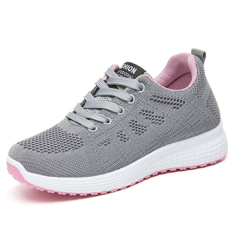 Damen Sportliche Sneaker mit atmungsaktivem Mesh-Obermaterial EB