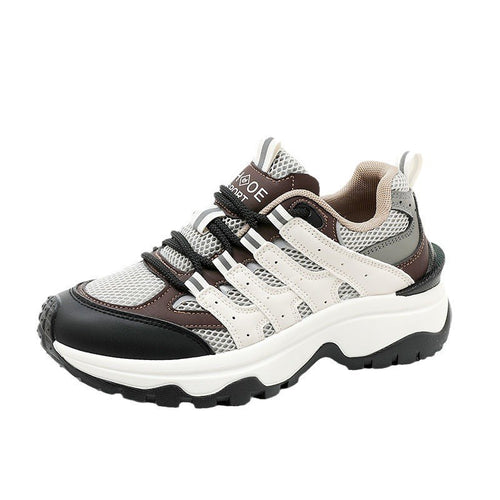 Damen Sportliche Schnürsneaker mit atmungsaktivem Obermaterial EB