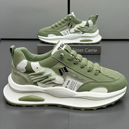 Damen Sportliche Dämpfungssneakers mit luftiger Struktur und ergonomischer Sohle EB