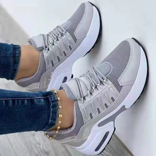Damen Sportliche Lauf-Sneaker mit atmungsaktivem Obermaterial und dämpfendem Fußbett EB
