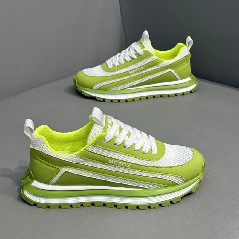 Damen Sportliche Luftdämpfungssneakers mit atmungsaktivem Mesh-Obermaterial EB