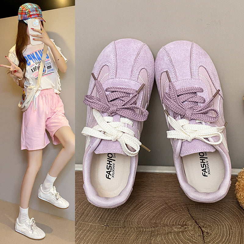 Damen sportliche Sneaker mit atmungsaktivem Obermaterial und komfortabler Sohle EB