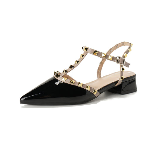 Damen Slingback-Pumps mit elegantem Nieten-Design EB