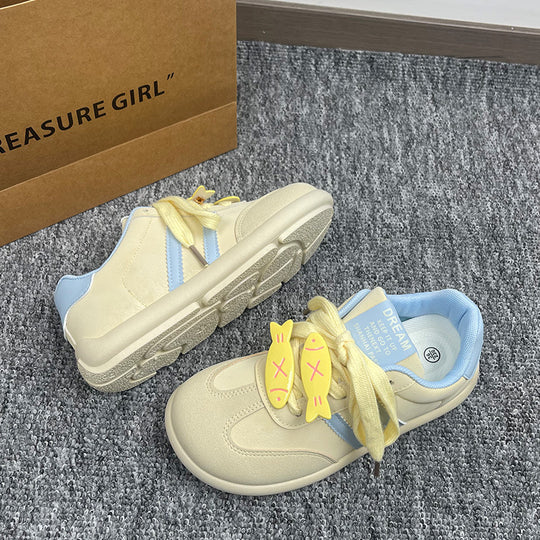 Damen Sportliche Sneakers mit verspieltem Design und stabiler Sohle EB