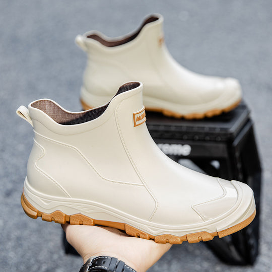 Herren Gummistiefel mit rutschfester Sohle und flexiblem Einstieg EB