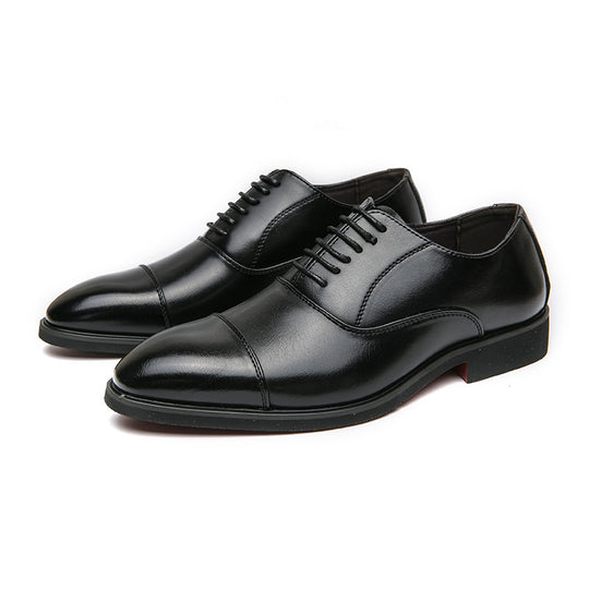 Damen elegante Schnürschuhe aus hochwertigem Leder EB