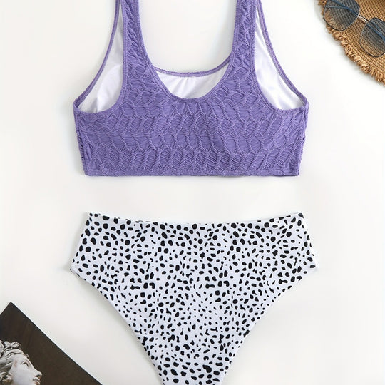 Damen Sportliches Bikini-Set mit elastischen Trägern EB