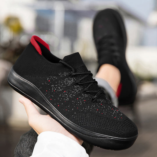 Damen Sportliche Stricksneaker mit rutschfester Sohle EB