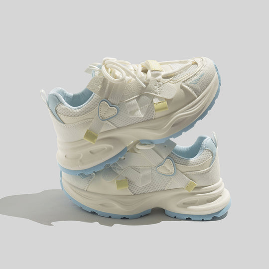 Damen Sportliche Sneakers mit innovativem Design und atmungsaktiven Einsätzen EB
