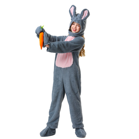 Mädchen Plüsch Hase Kostüm EB