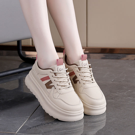 Damen Chunky Sneakers mit dämpfendem Komfort und rutschfester Profilsohle EB