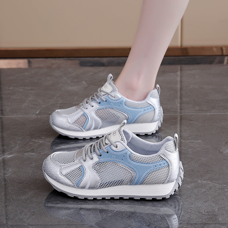 Damen Atmungsaktive Sportschuhe mit ergonomischer Dämpfung und rutschfester Sohle EB