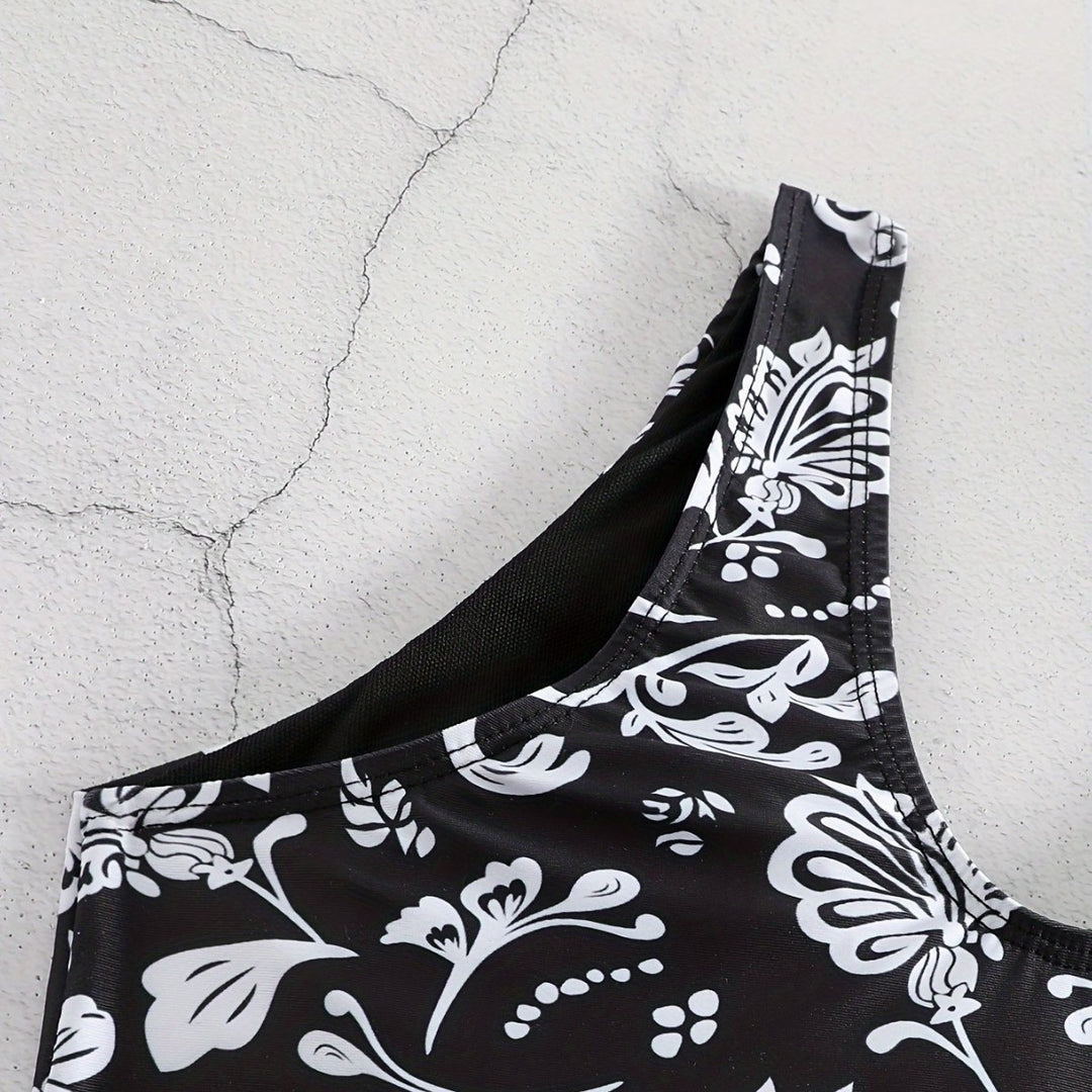 Damen Triangel-Bikini mit verspieltem Knoten-Detail EB