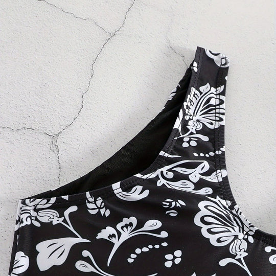Damen Triangel-Bikini mit verspieltem Knoten-Detail EB