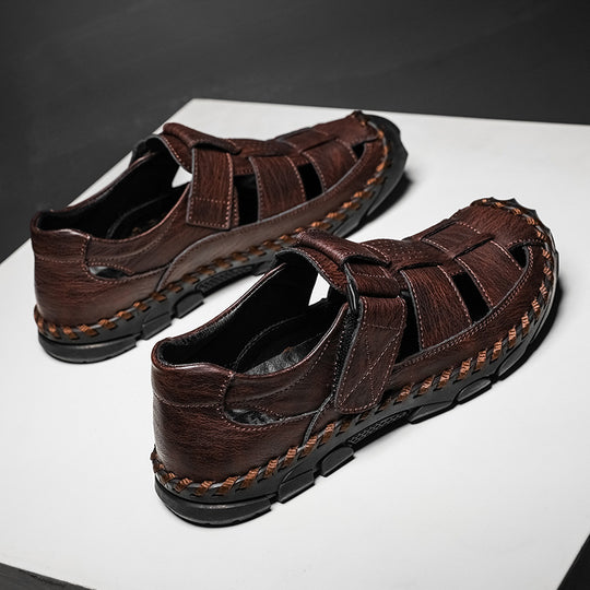 Damen Bequeme Sandalen mit verstellbarem Riemen und rutschfester Sohle EB