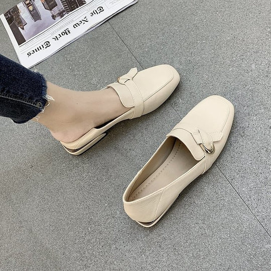 Damen elegante Loafers mit modischem Zierschmuck EB
