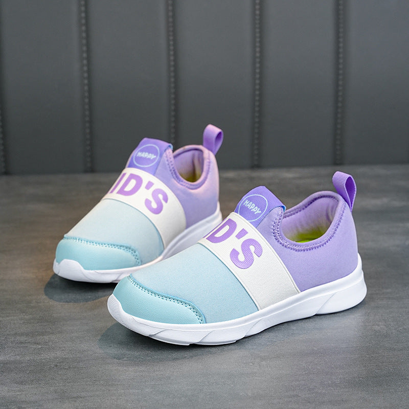Damen Atmungsaktive Slip-On Sportschuhe mit elastischem Band EB