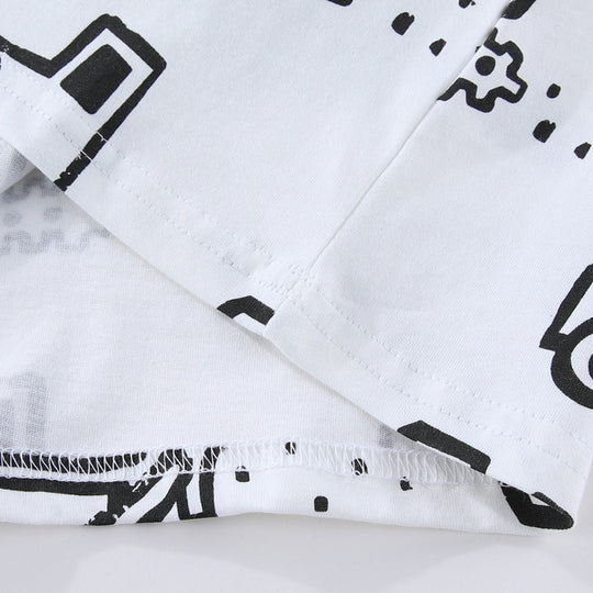 Jungen T-Shirt mit lustigem Baustellenmotiv EB