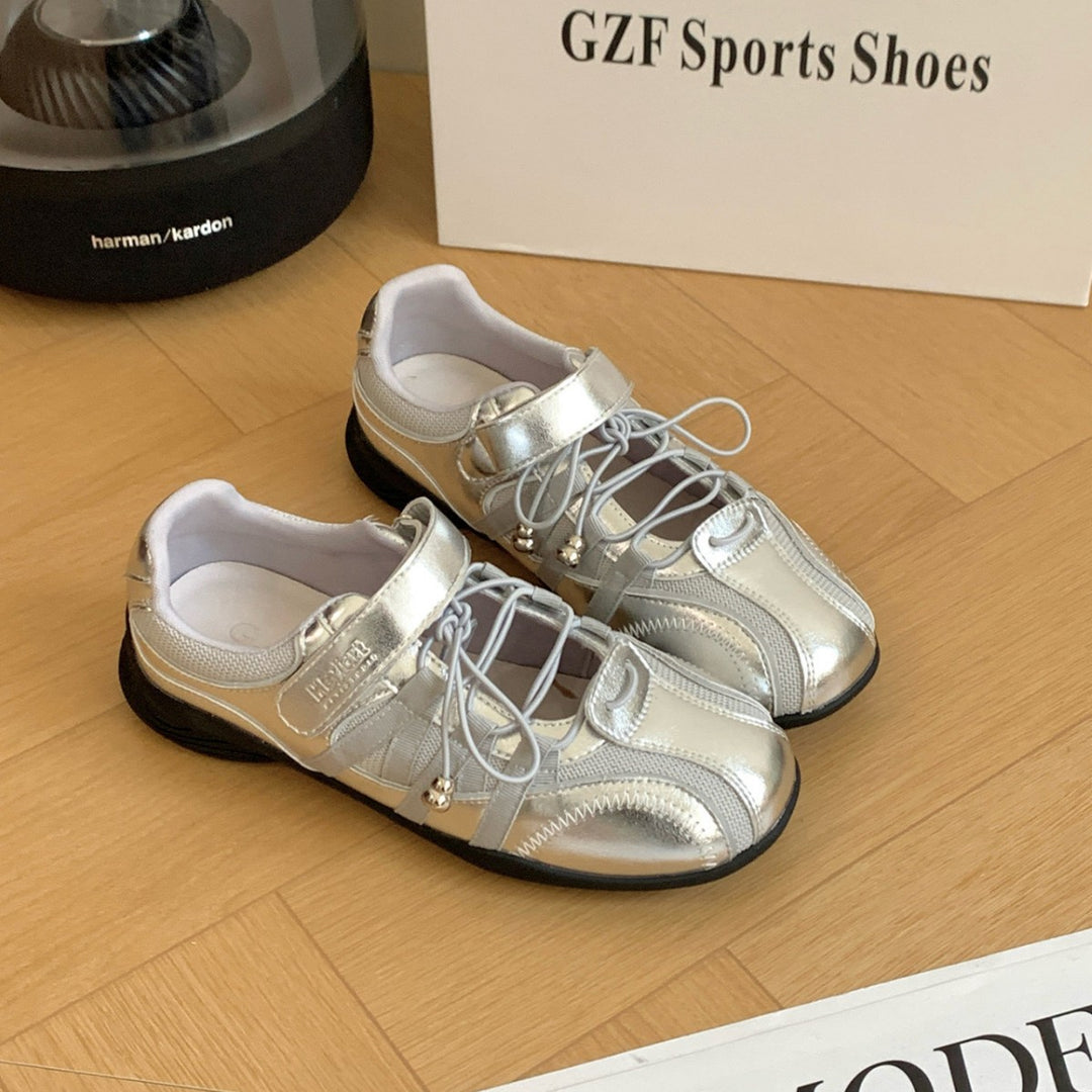 Damen Freizeitschuhe mit elastischen Schnürdetails und atmungsaktiver Sohle EB