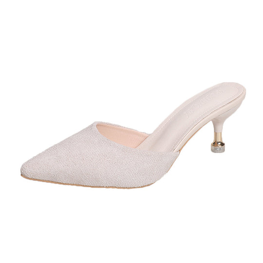 Damen elegante Slingbacks mit modischem Absatz EB