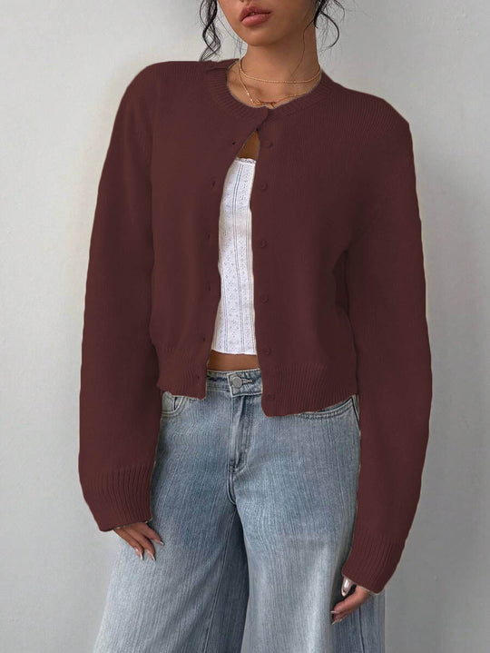 Damen Strickjacke im Oversized-Stil EB
