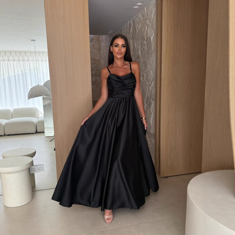 Damen Elegantes Bodenlanges Abendkleid EB
