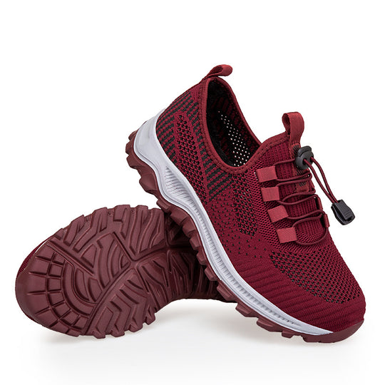 Damen Hochleistungs Fitness-Sneaker mit elastischem Schnellschnürsystem EB