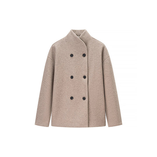 Damen elegante Doppelreiher-Jacke im modischen Schnitt EB