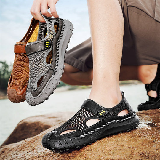 Damen Atmungsaktive Wasserschuhe mit innovativer Schnellschnürung und rutschfester Sohle EB