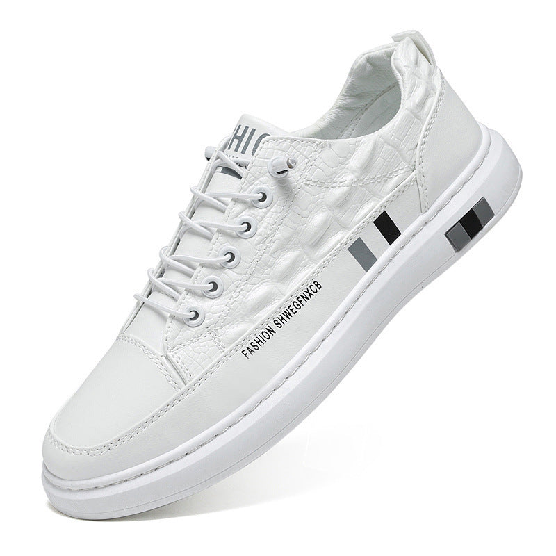 Damen Komfortable Sneakers mit trendigem Krokodil-Design EB