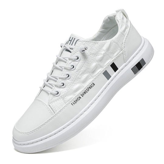 Damen Komfortable Sneakers mit trendigem Krokodil-Design EB