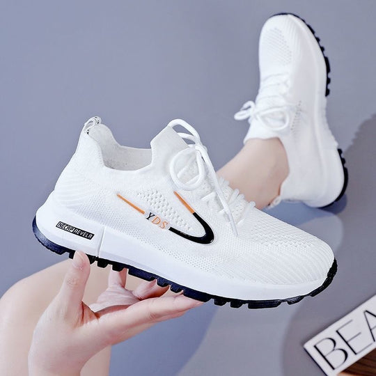 Damen Sportliche Sneaker mit innovativem Strickdesign und rutschfester Sohle EB