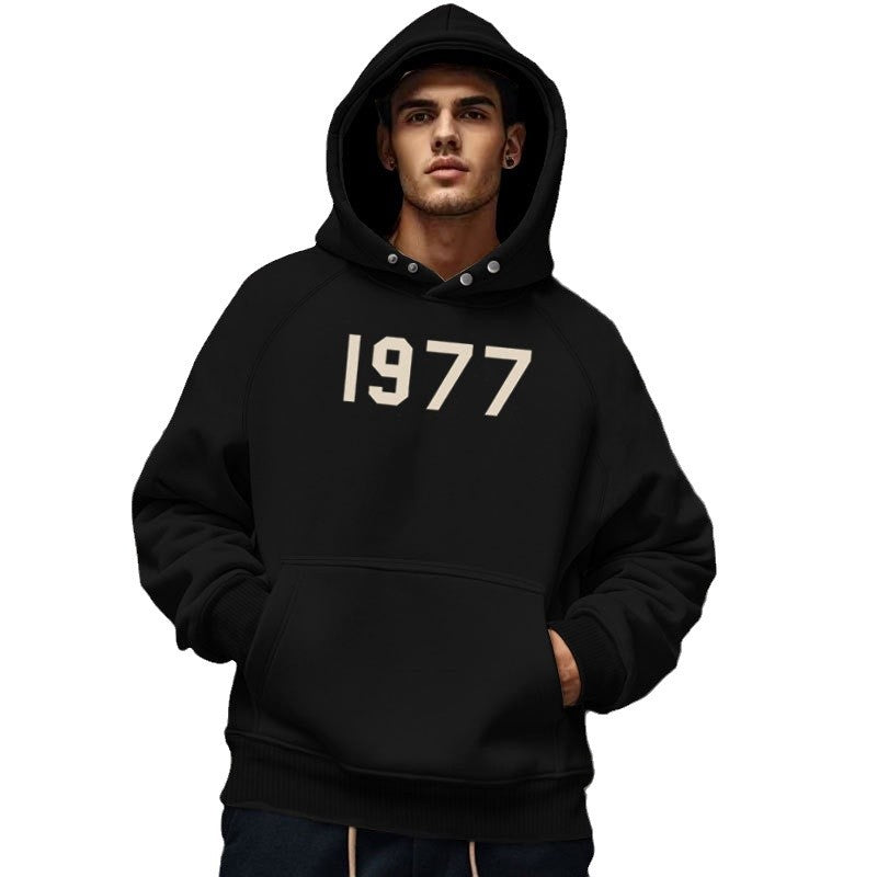 Herren Gemütlicher Kapuzenpullover mit ausgefallenem Design und praktischen Taschen EB