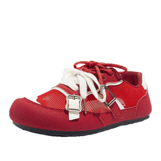 Damen Sportliche Schnürschuhe mit innovativem Verschlusssystem und atmungsaktivem Design EB