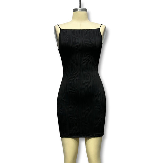 Damen Figurbetontes Mini-Kleid mit innovativer Rippstruktur EB