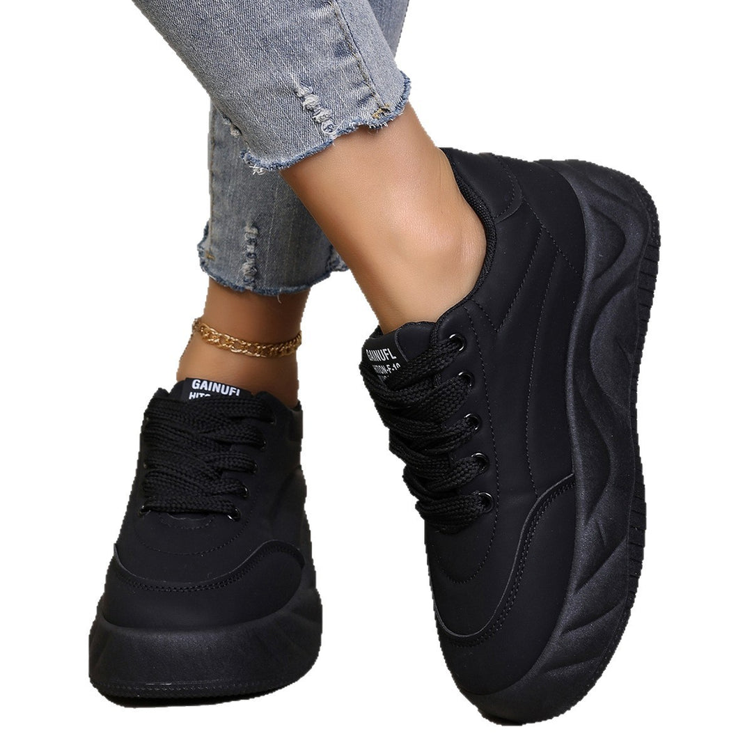 Damen Plattform-Sneaker mit dynamischem Design und bequemer Dämpfung EB