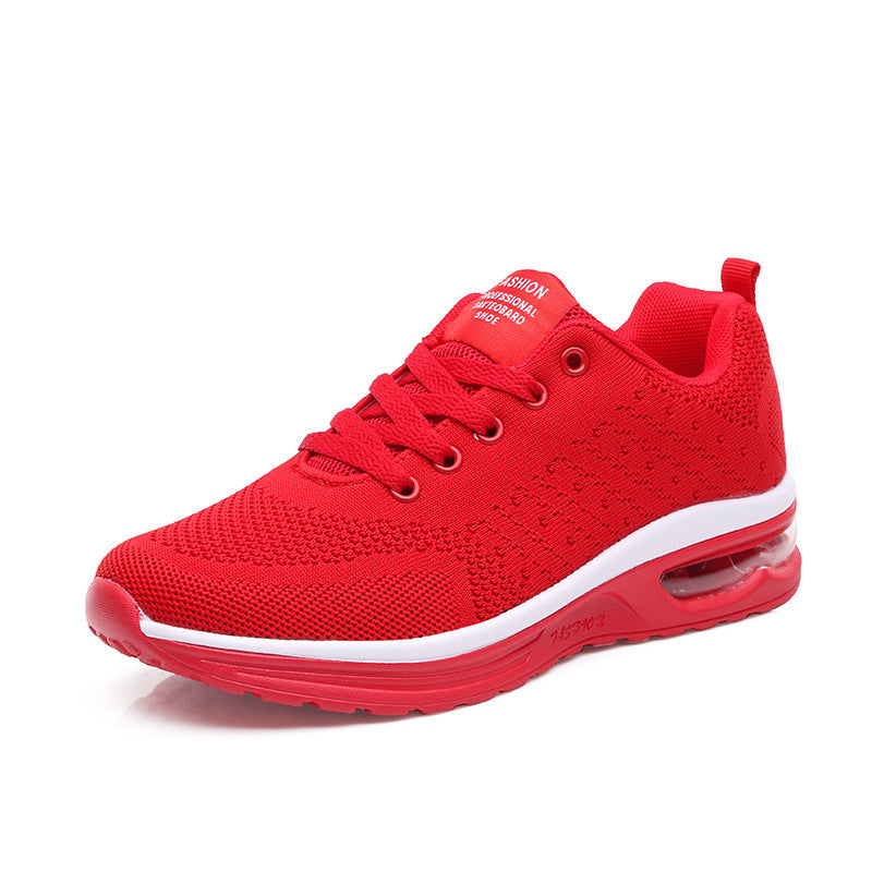 Damen Atmungsaktive Fitness Sneaker mit stoßdämpfender Sohle EB
