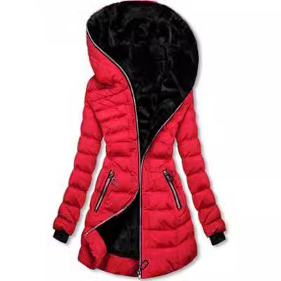Damen Kapuzenjacke mit warmem Innenfutter EB
