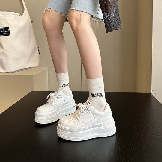 Damen Plattform-Sneaker mit modischem Design und atmungsaktiver Oberfläche EB