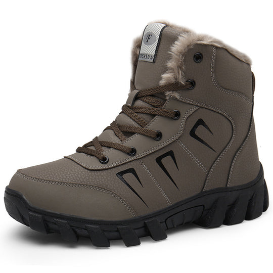 Damen isolierte Winterstiefel mit rutschfester Sohle und wärmendem Innenfutter EB