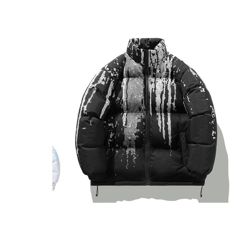 Damen Winterpufferjacke mit elastischen Bündchen und stylischem Design EB
