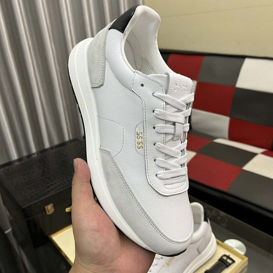 Damen Hochwertige Sneakers mit eleganter Prägung und atmungsaktivem Obermaterial EB