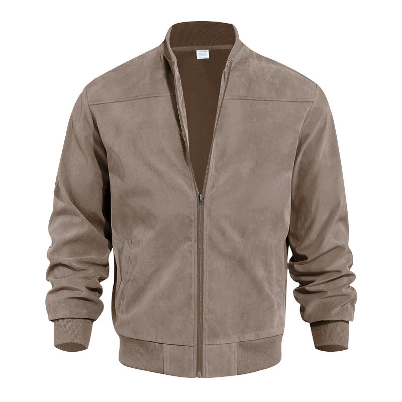 Herren modische Bomberjacke aus hochwertigem Mikrofaser EB