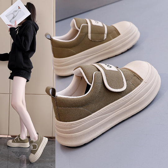 Damen Sneakers mit praktischem Klettverschluss und dämpfender Sohle EB