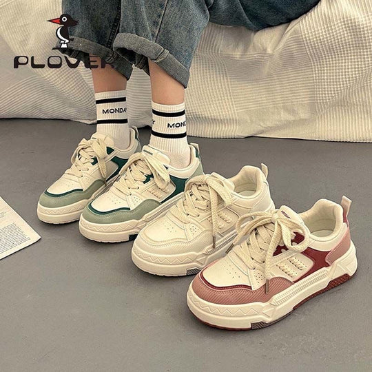 Damen Sportliche Chunky Sneakers mit luftdurchlässigem Obermaterial EB