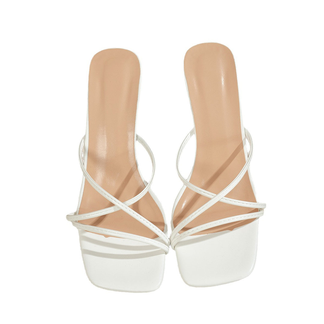 Damen elegante Riemchen-Sandaletten mit modischem Plateau EB