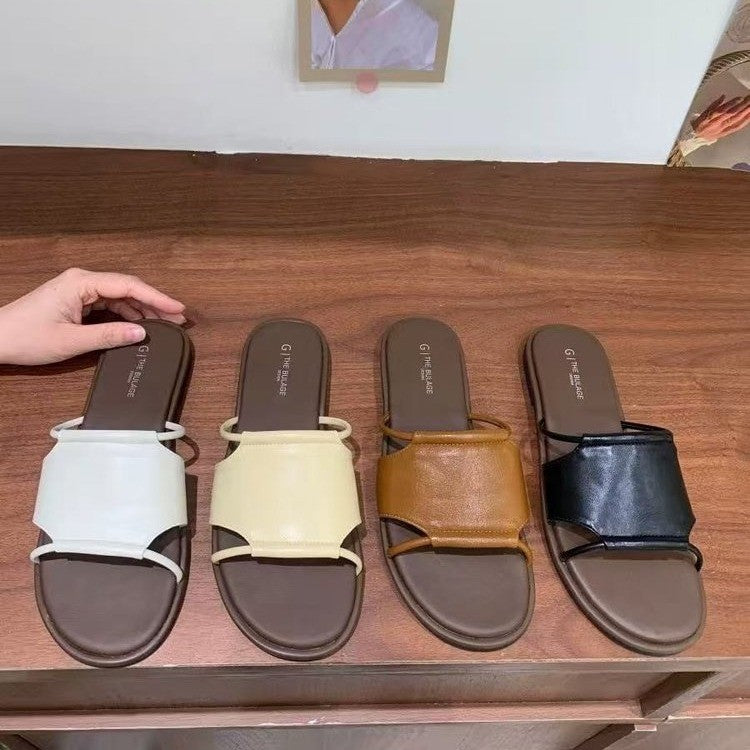 Damen modische Pantoletten mit stilvollen Riemchen und ergonomischem Fußbett EB