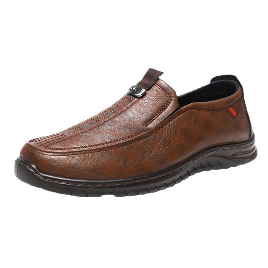 Damen elegante und bequeme Slipper aus Leder EB