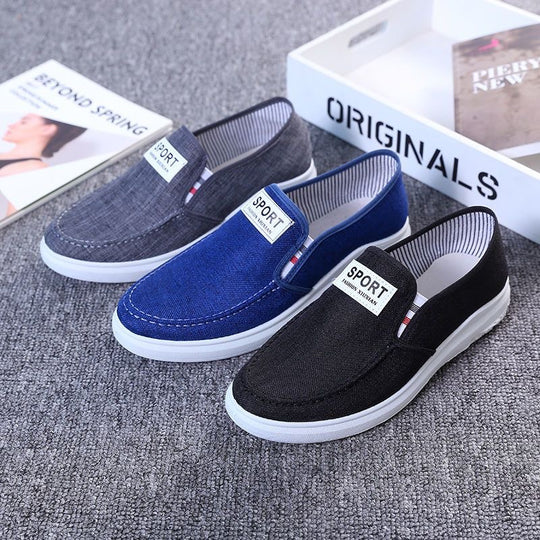 Damen Sportliche Canvas Slipper EB